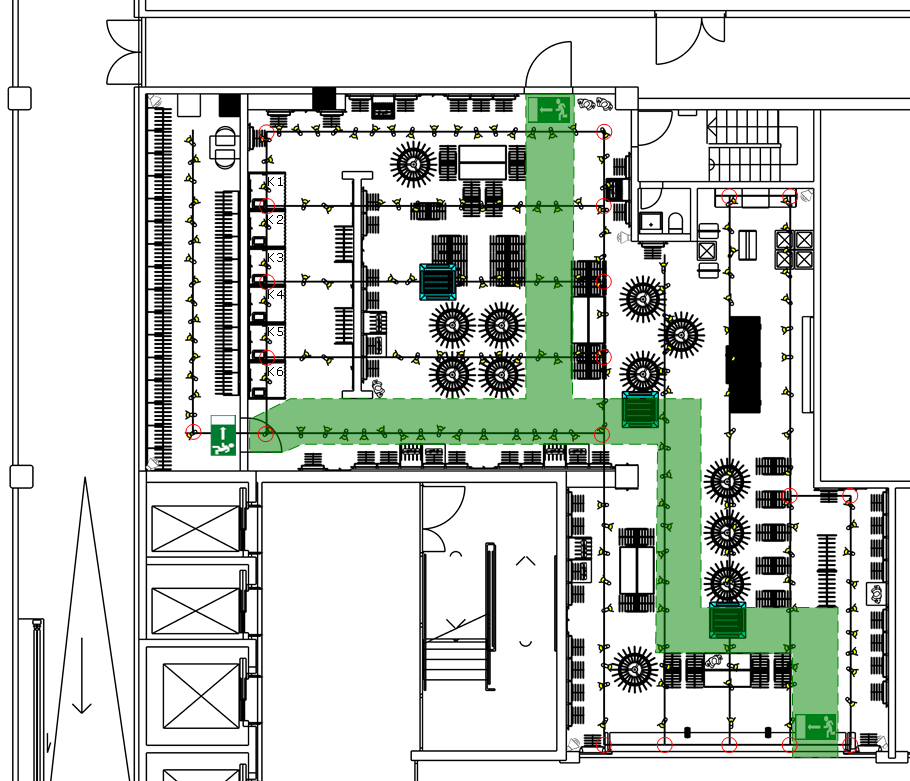 Layout erstellung von der Rolf hüni GmbH für ein Bekleidungsgeschäft