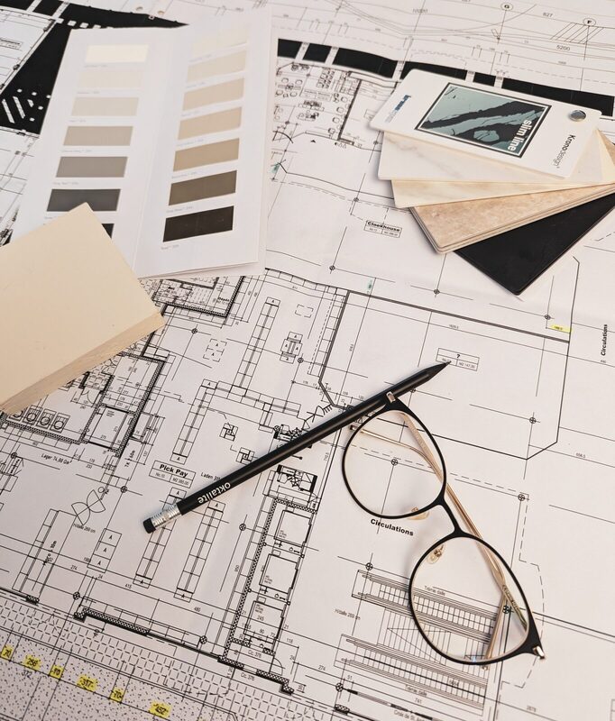 Innenarchitektur Leistungen  der Rolf Hüni GmbH 
